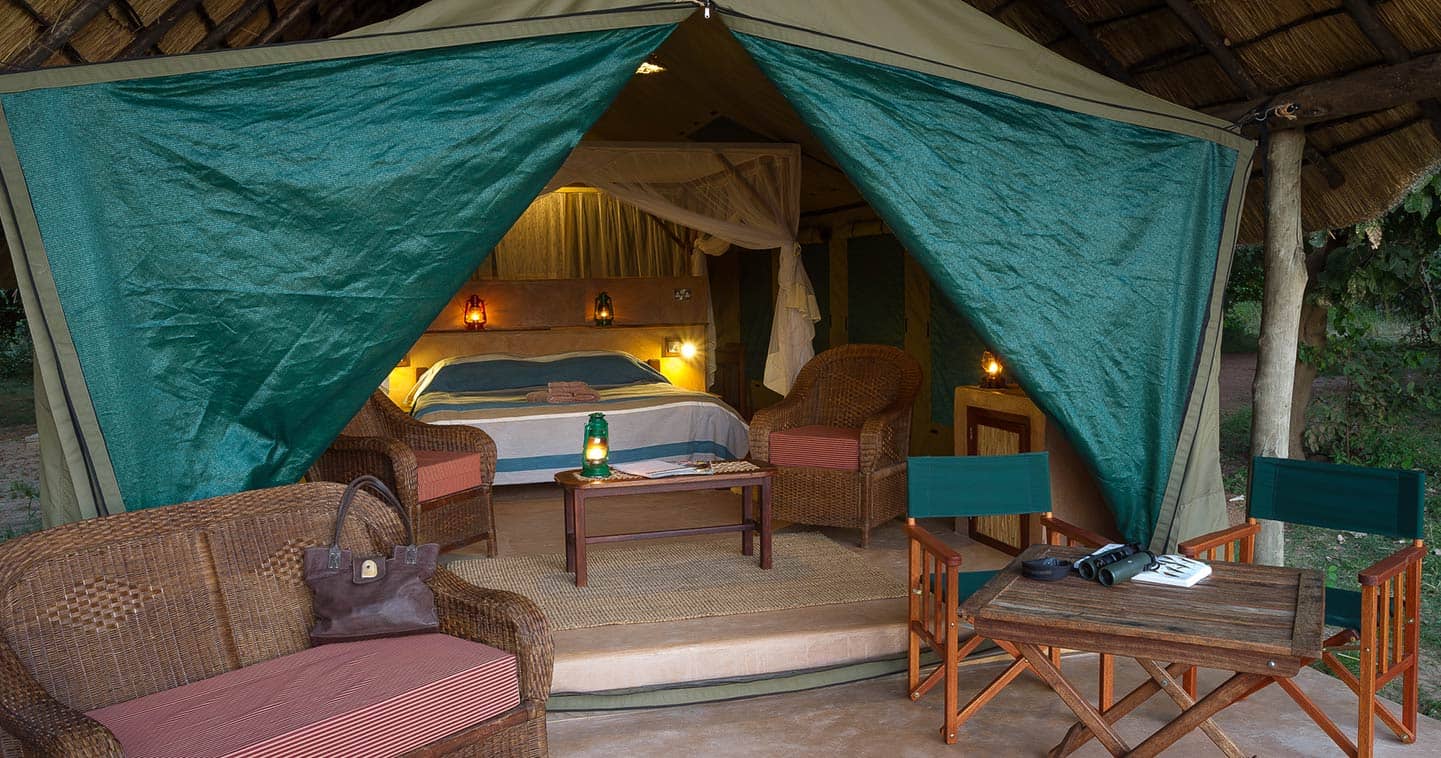 Stay at Flatdogs Camp for a True Zambian Safari