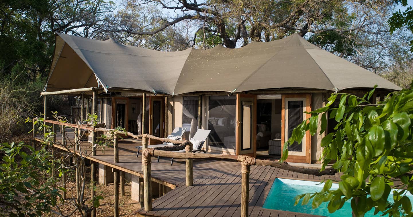 Luxury tented safari in South Luangwa at Sungani