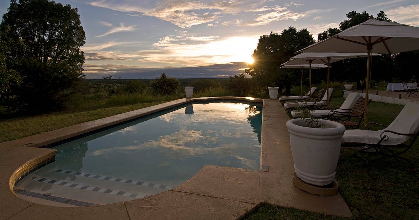 Chichele Presidential Lodge swimming pool